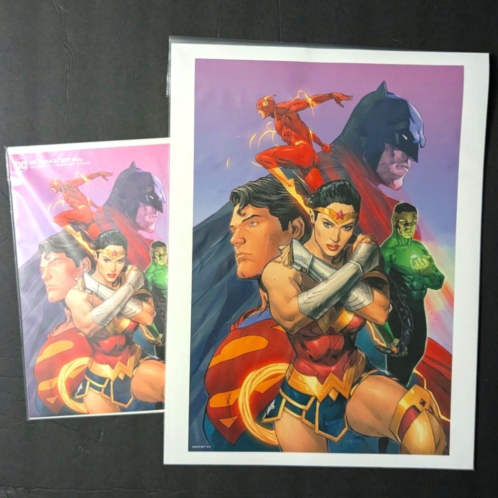 Justice League Poster Comic Book